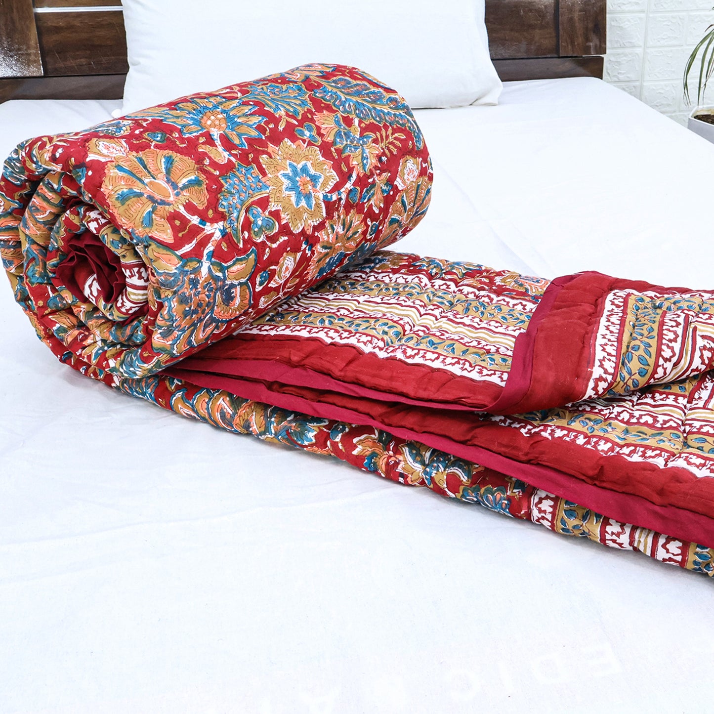 Handmade Block Printed Cotton Quilts - My Store