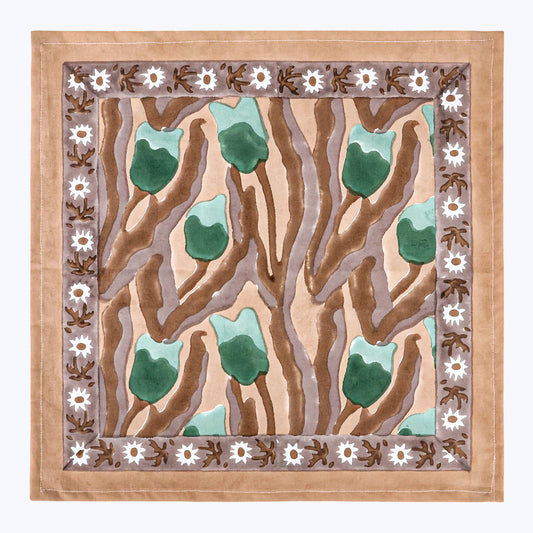 Handmade Block Printed Cotton Napkins Set Of 4 - My Store