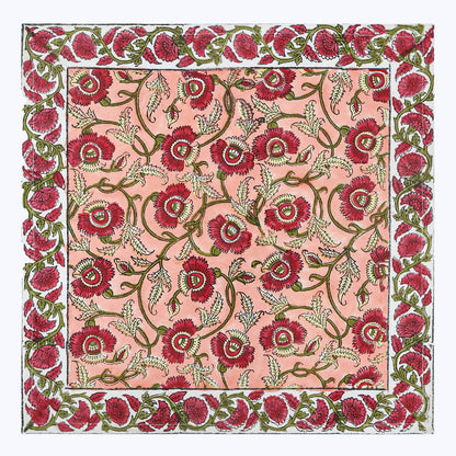 Indian Handmade Block Printed Cotton Napkins Set Of 4 - My Store