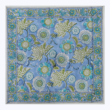 Indian Handmade Block Printed Cotton Napkins Set Of 4 - My Store