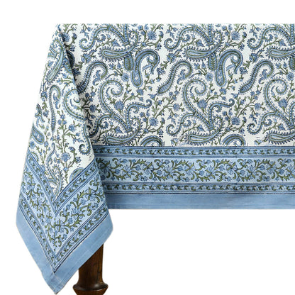 Blue & Green Dining Tablecloth, Wedding Parties Table Decor - My Store
