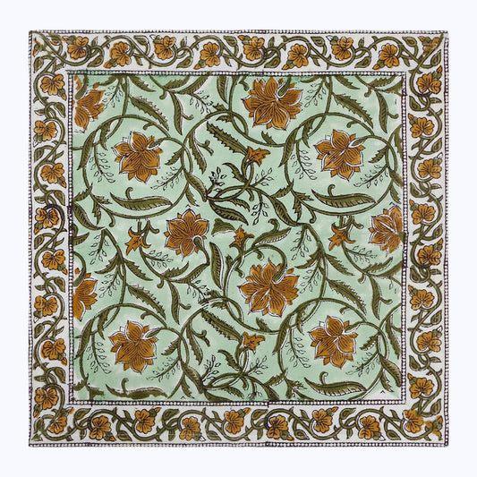 Indian Hand Block Printed Cotton Napkins Set OF 4 - My Store