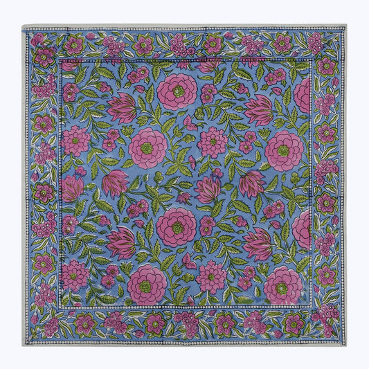 Handmade Block Printed Cotton Napkins Set Of 4 - My Store