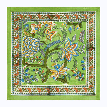 Green & Red Handmade Cotton Napkins Set Of 4 - My Store