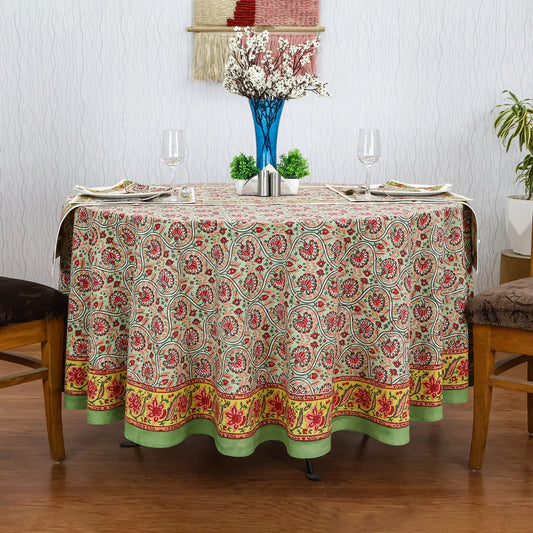 Red and Green Dining Tablecloth, Wedding Table Decorative Table Cloth - My Store