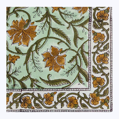 Indian Hand Block Printed Cotton Napkins Set OF 4 - My Store