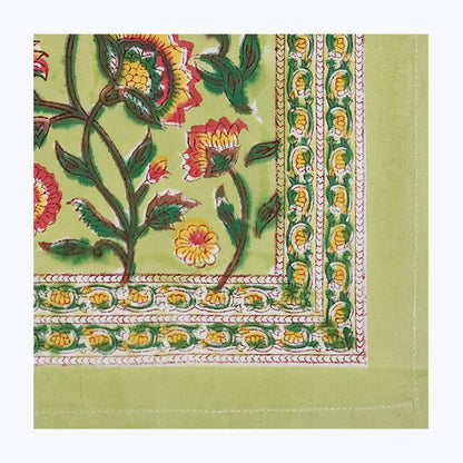 Handmade Block Printed Cotton Napkins Set Of 4 - My Store