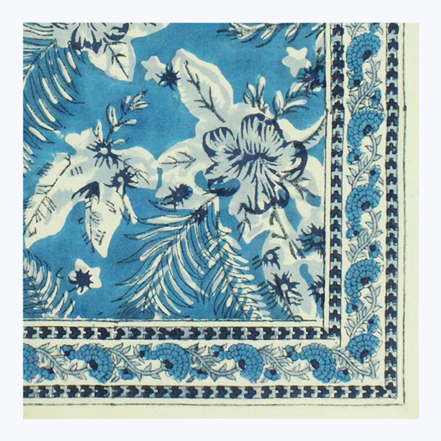 Cotton Hand Block Printed Napkins Set Of 4 - My Store