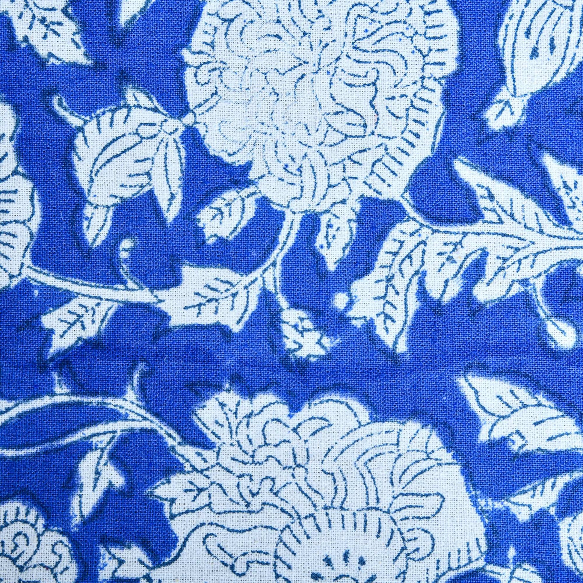Indian Handmade Blue Cotton Tablecloths For Rectangle Tables - My Store