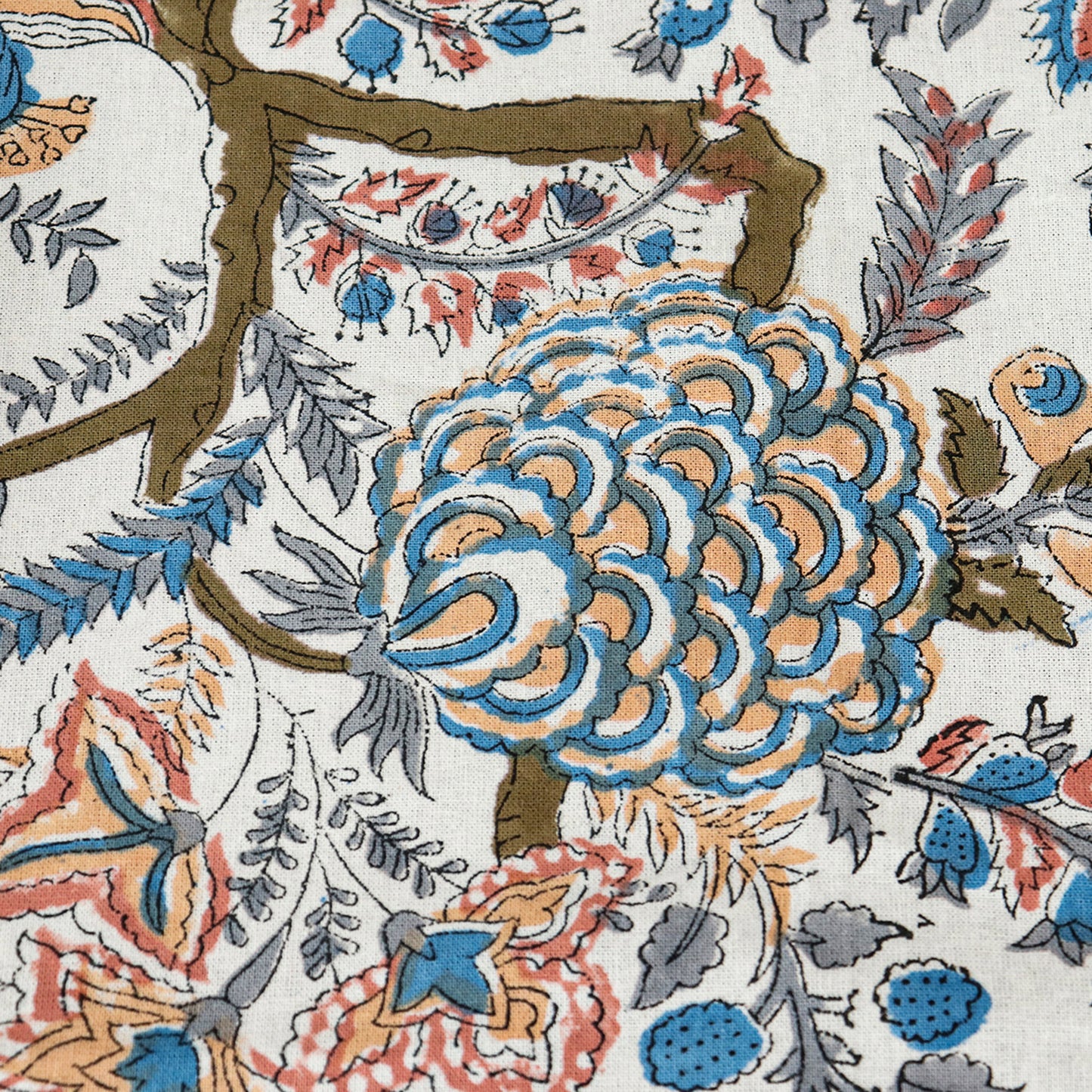 Multicolor Rectangle Tablecloth - Dining Table Linen - Cotton Table Cover - My Store