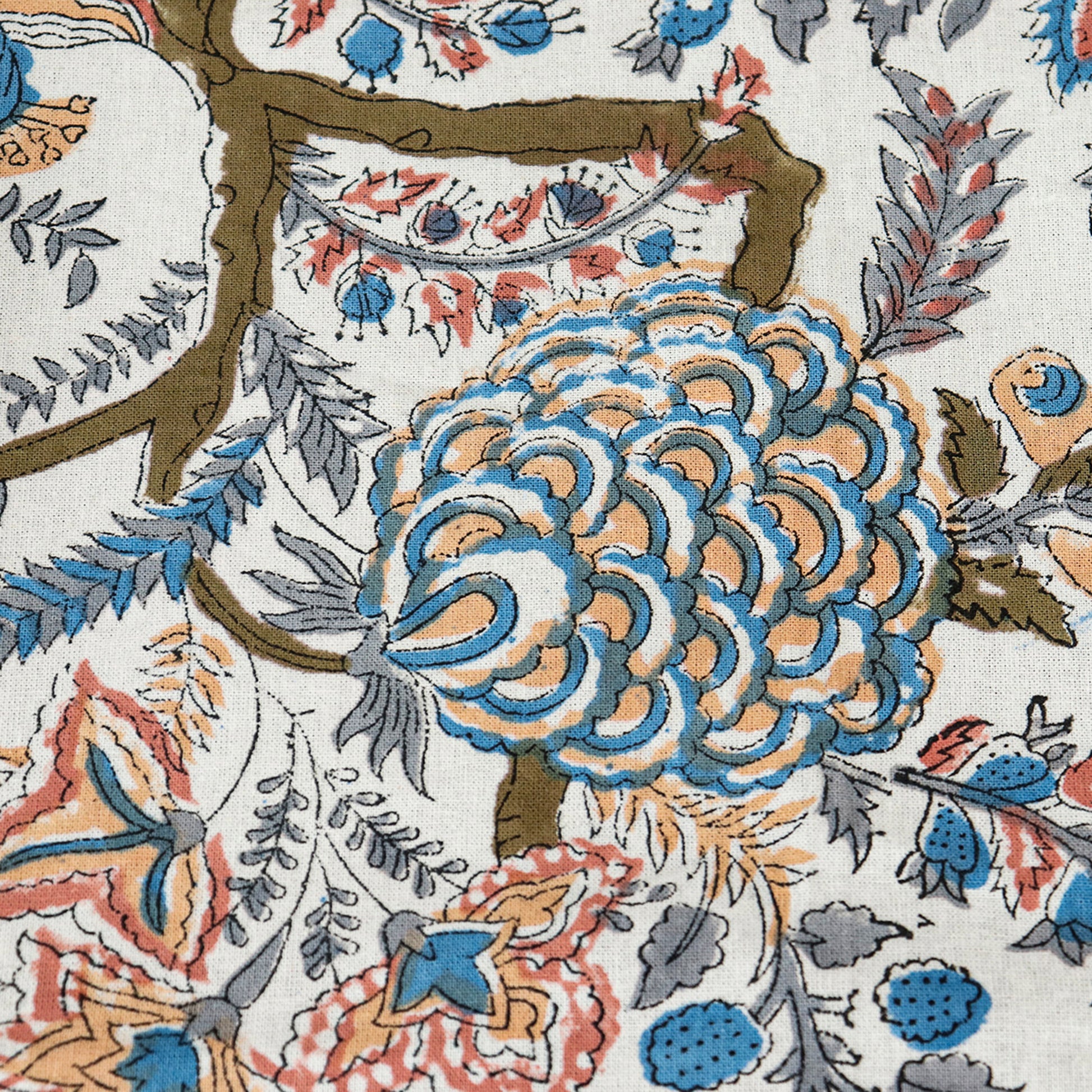 Multicolor Rectangle Tablecloth - Dining Table Linen - Cotton Table Cover - My Store