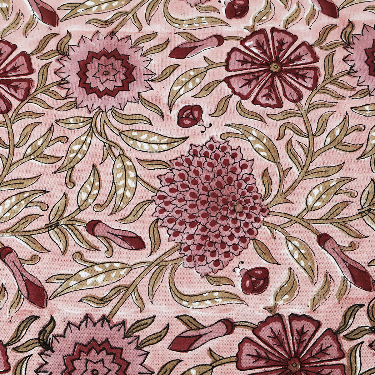 Handmade Block Printed Cotton Round Tablecloth - My Store