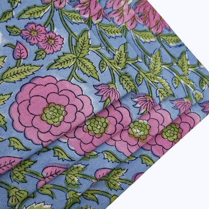 Handmade Block Printed Cotton Napkins Set Of 4 - My Store