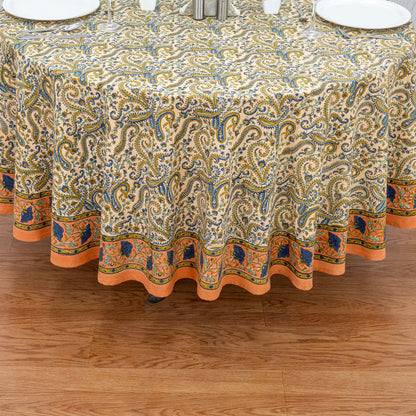 Indian Hand Crafted Table Cloth - Premium Cotton Table Cloth - My Store