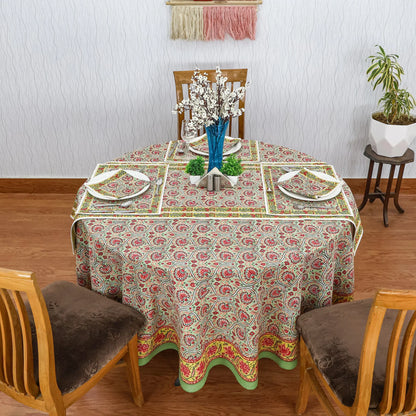 Red and Green Dining Tablecloth, Wedding Table Decorative Table Cloth - My Store