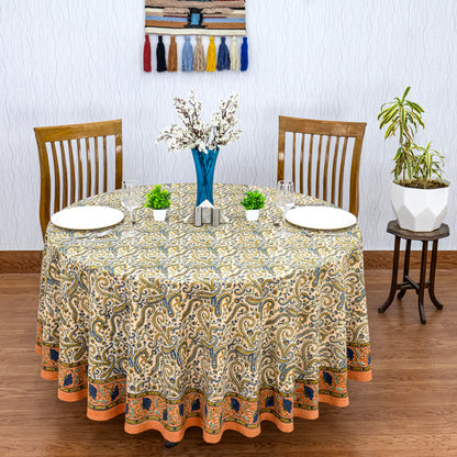 Indian Hand Crafted Table Cloth - Premium Cotton Table Cloth - My Store