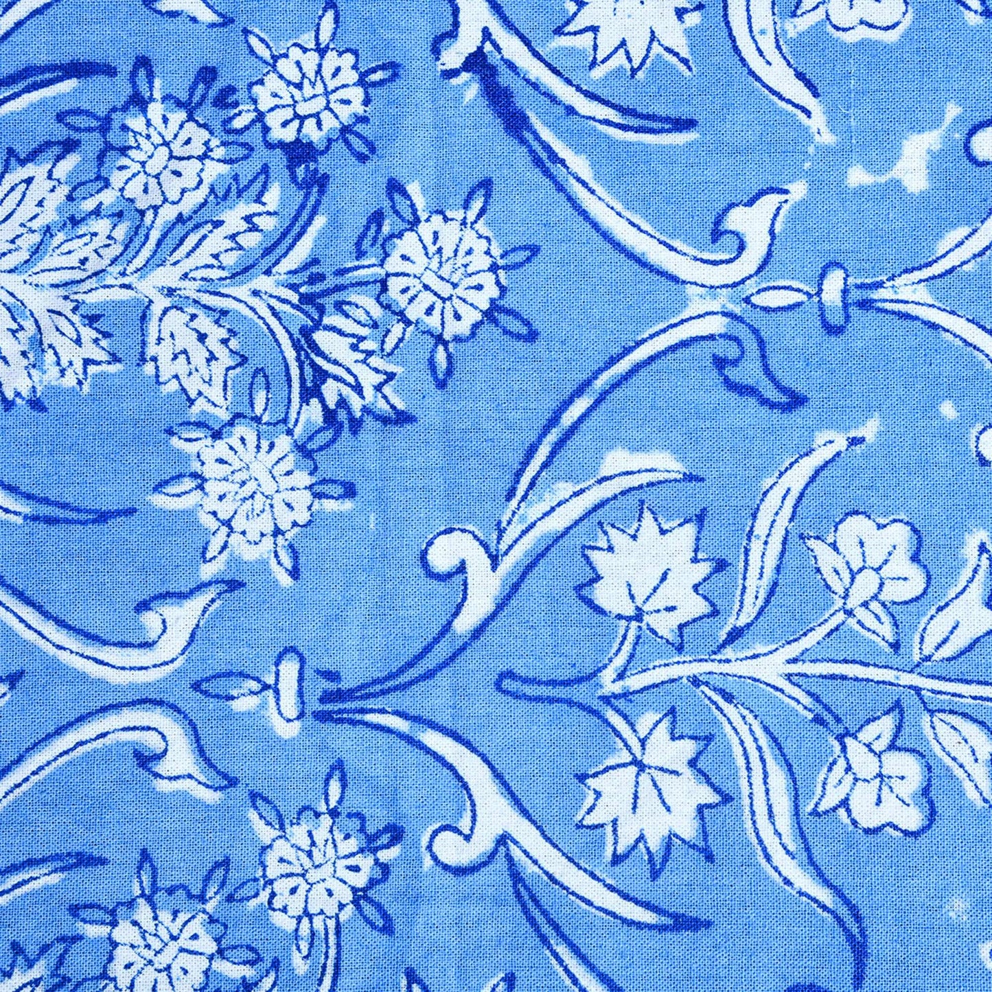 Sky Blue Cotton Tablecloths For Rectangle Tables - My Store