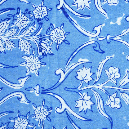 Sky Blue Cotton Tablecloths For Rectangle Tables - My Store