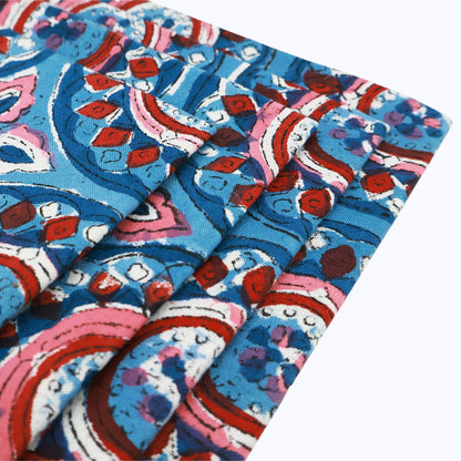 Hand Block Printed Cotton 4 Pieces Napkins Set - My Store