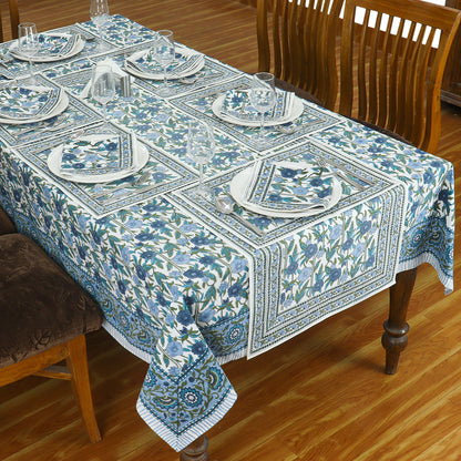 Dinning Table Cover - Block Printed - Handmade - Customize - My Store
