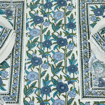 Dinning Table Cover - Block Printed - Handmade - Customize - My Store