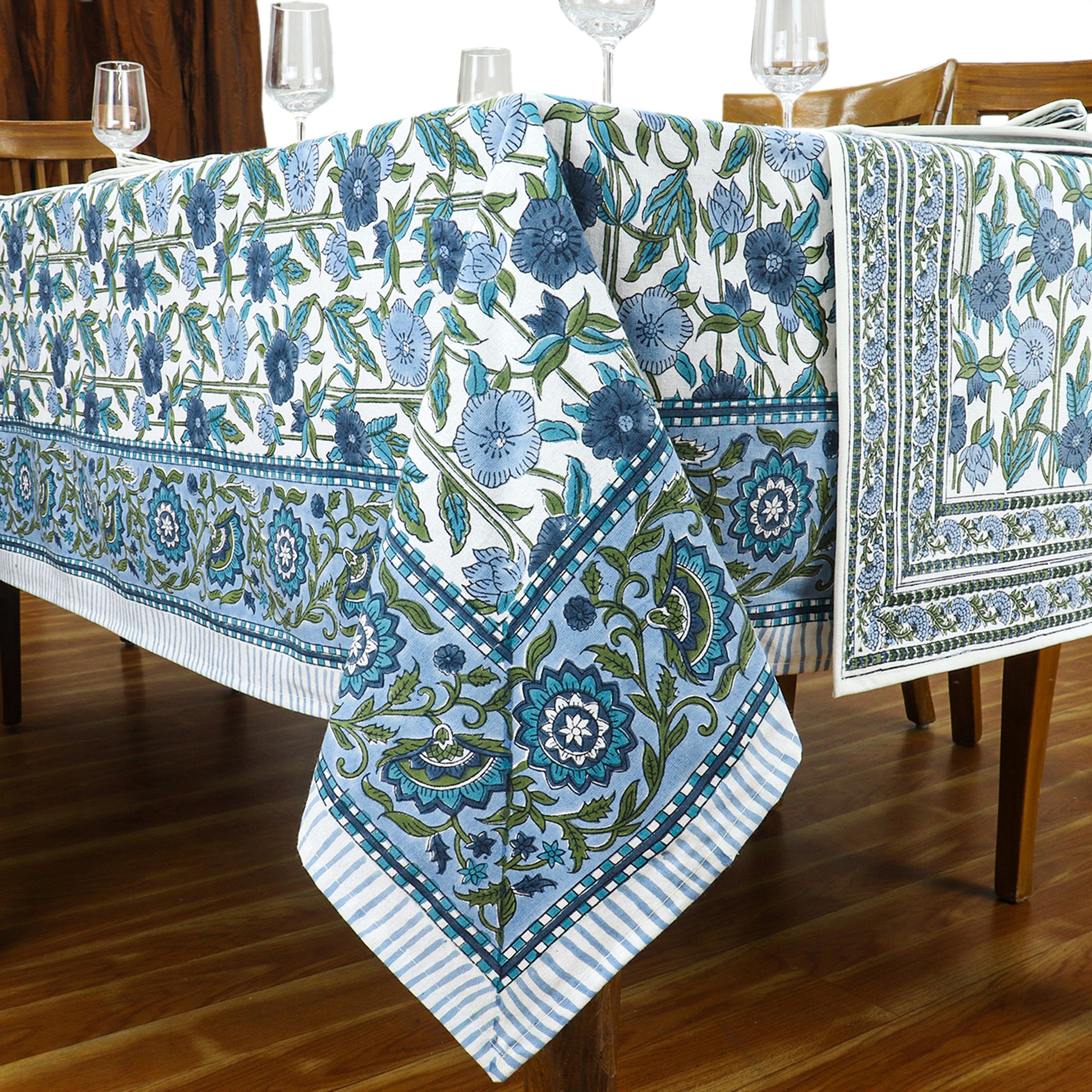 Dinning Table Cover - Block Printed - Handmade - Customize - My Store