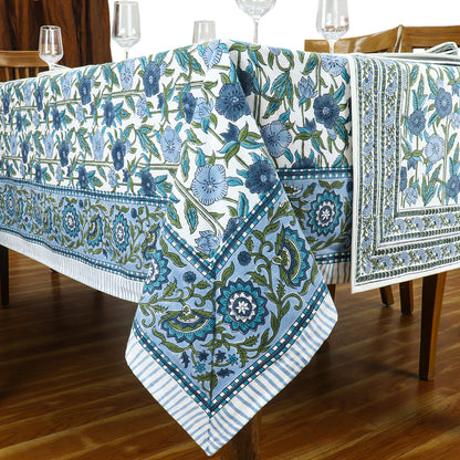 Dinning Table Cover - Block Printed - Handmade - Customize - My Store