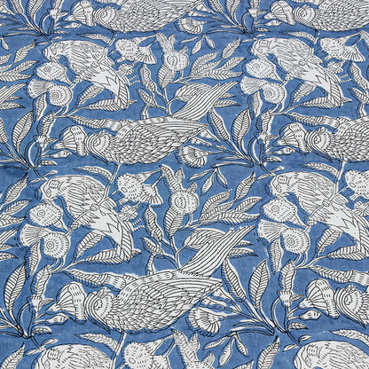 Floral Cotton Block Printed Tablecloth For Dinning Table Cover - My Store