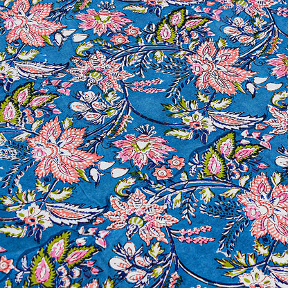 Handmade Block Printed Cotton Round Tablecloth - My Store