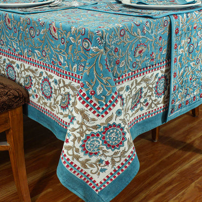 Rectangle Tablecloths, Dining Table Cover Set, Cotton Table Linens, - My Store