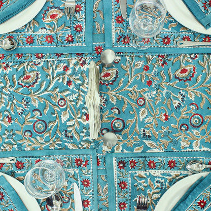 Rectangle Tablecloths, Dining Table Cover Set, Cotton Table Linens, - My Store