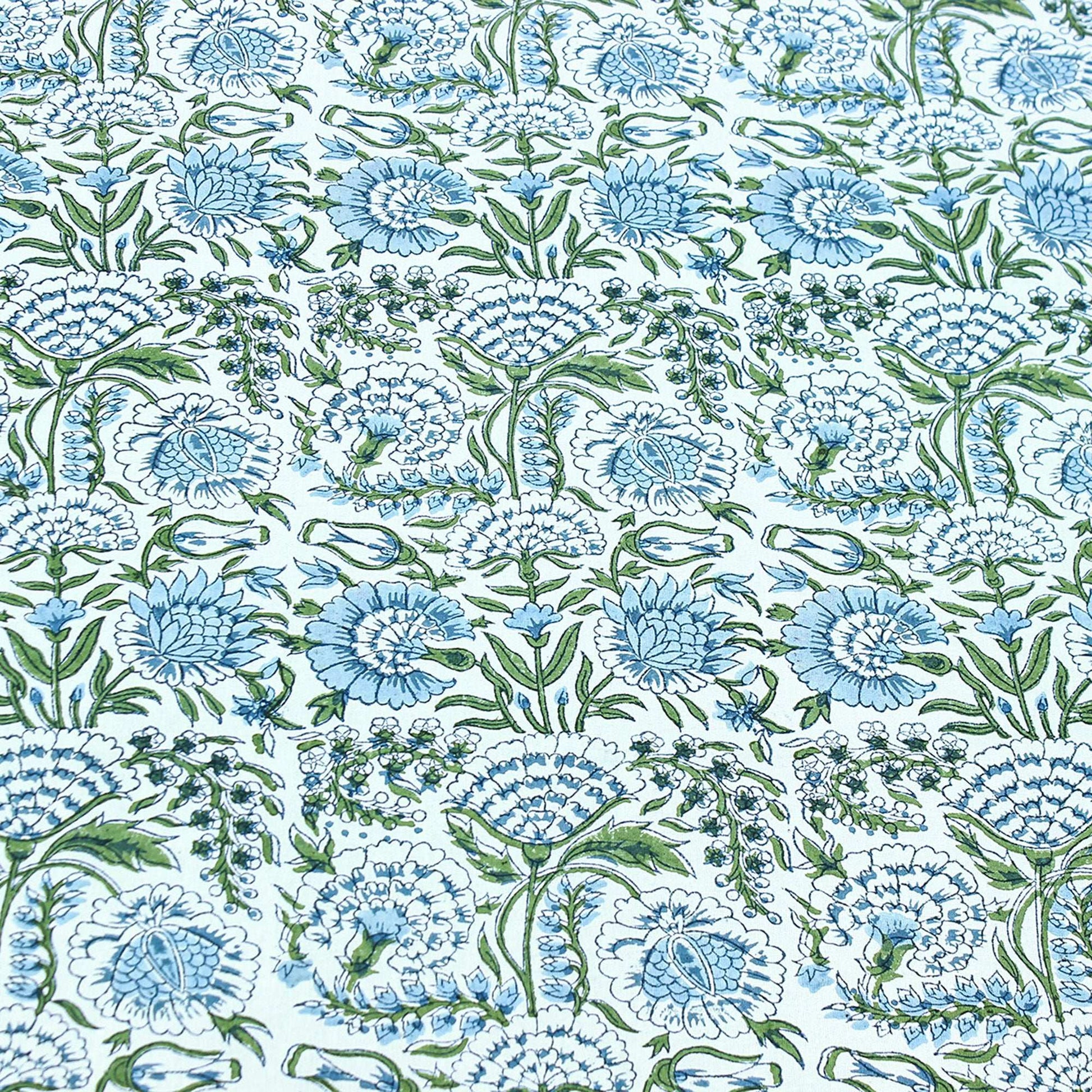 Indian Hand Block Printed Cotton Tablecloth For Dining - My Store