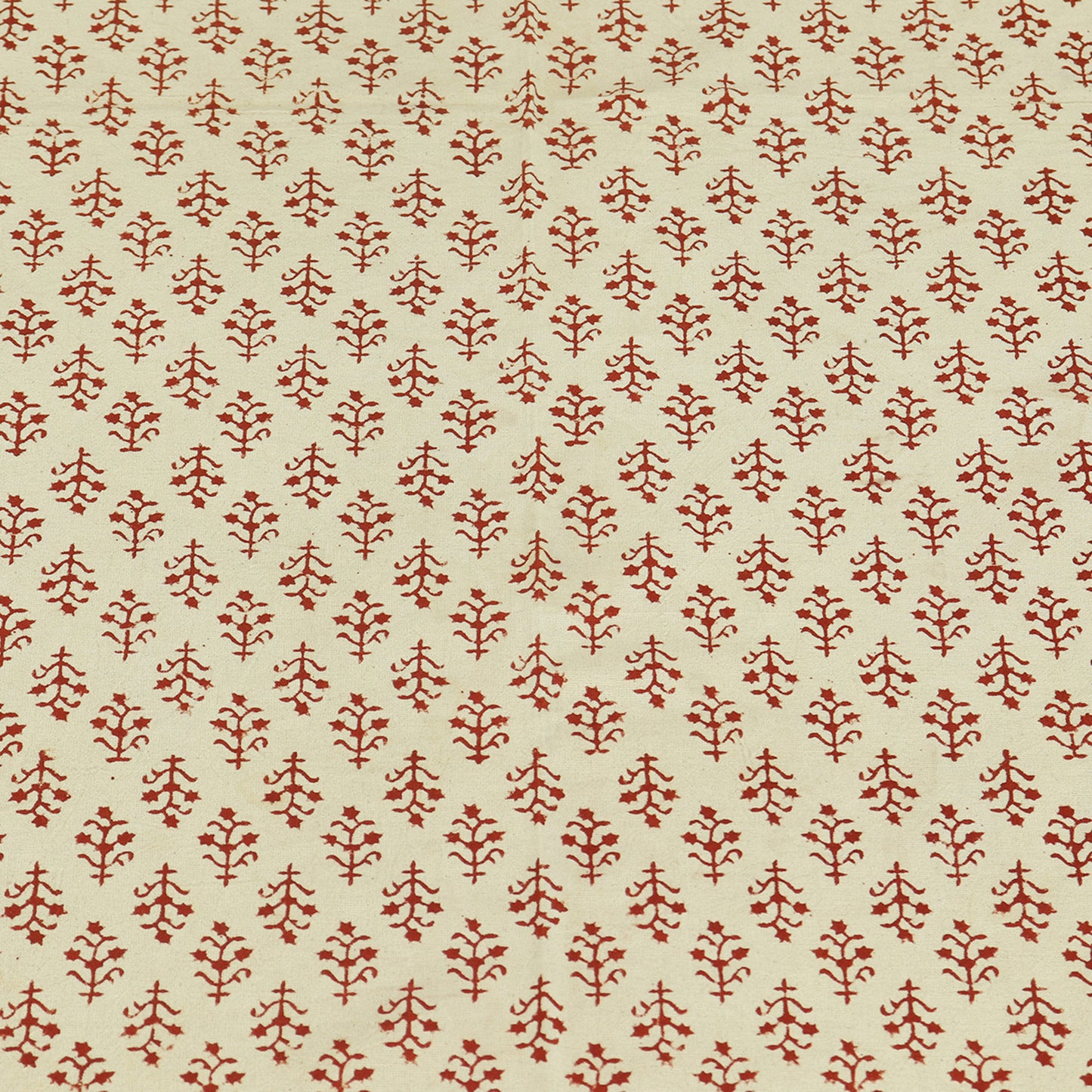 Indian Handmade Block Printed Cotton Red and Black Rectangle Tablecloth - My Store