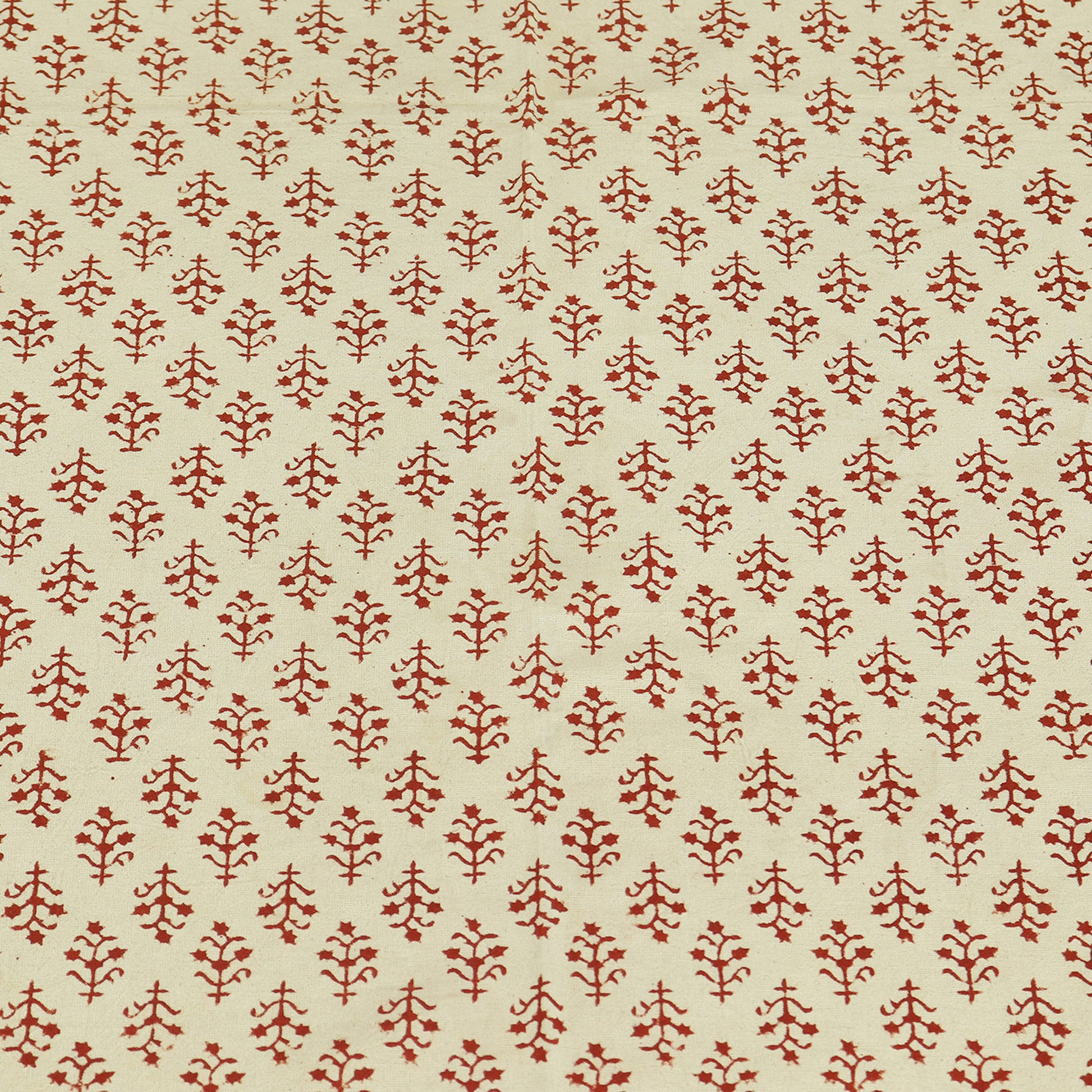 Indian Handmade Block Printed Cotton Red and Black Rectangle Tablecloth - My Store