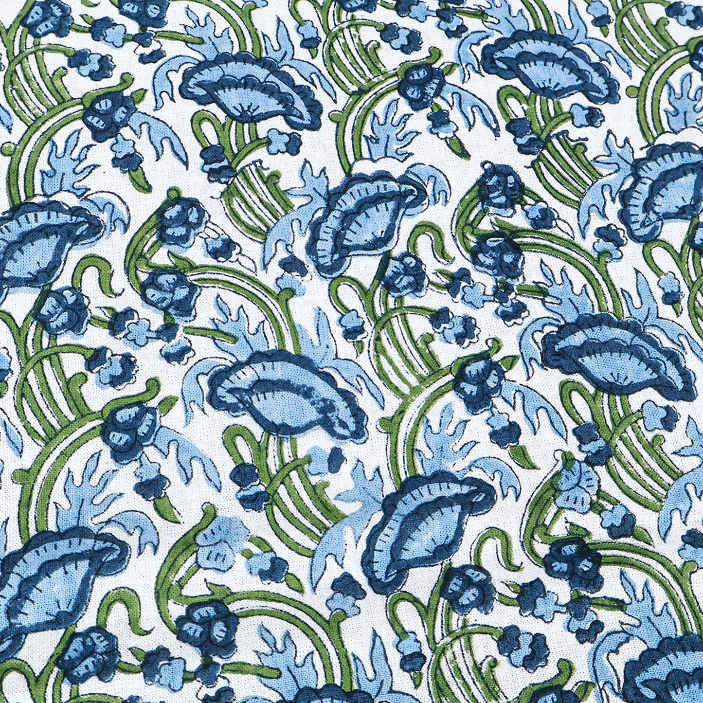 Indian Block Printed Tablecloth - Cotton Floral Table Cover - My Store