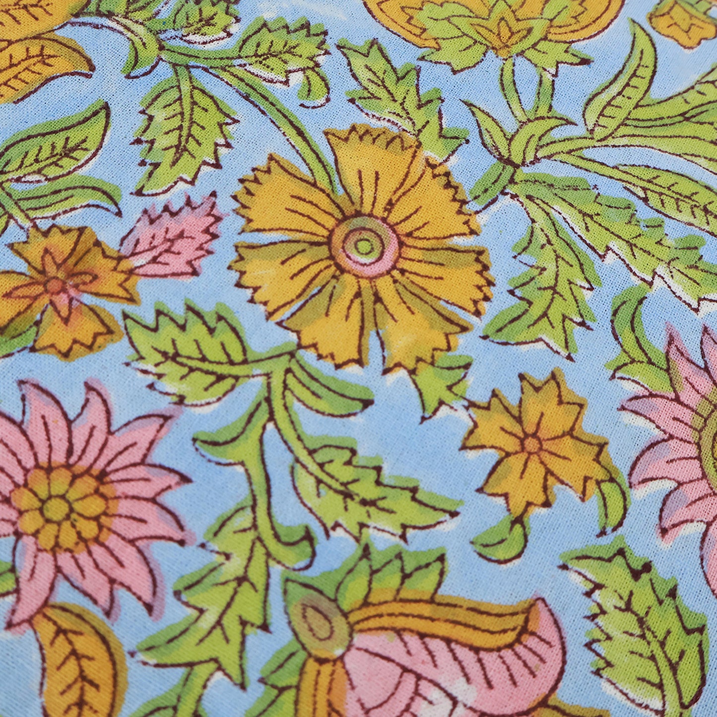 Rectangle Cotton Hand Block Print Dinning Table Cover for Table Decor - My Store