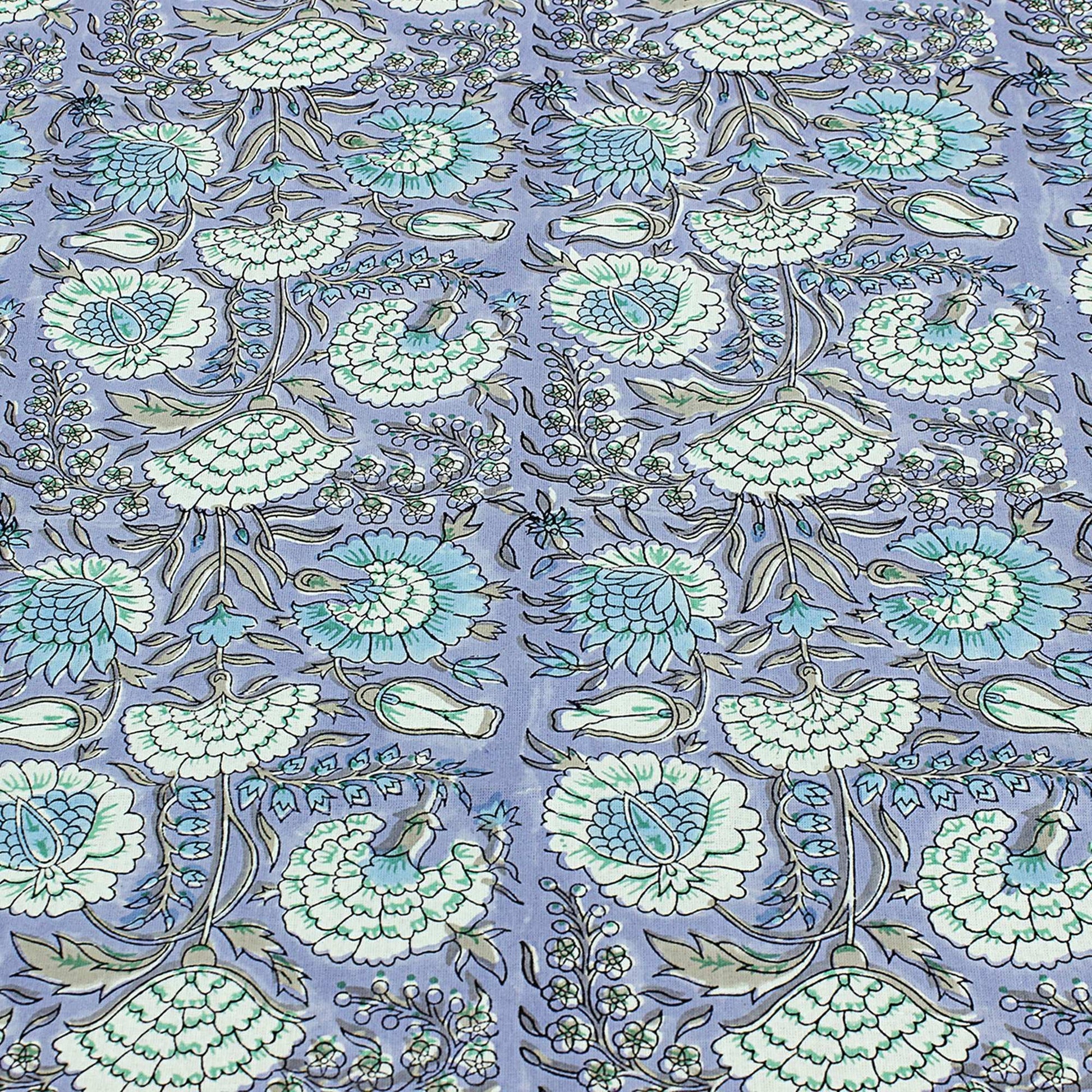 Indian Handmade Block Printed Cotton Tablecloth For Rectangle Dinning Decor - My Store