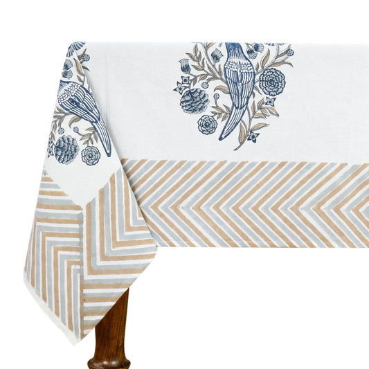handmade tablecloth, white and beige tablecloth, block printed table cover, cotton table cover, premium cotton tablecloth, floral tablecloth, indian tablecloth, Jaipuri tablecloth, green and pink table linens, boho home decor, table cover for dinning table cover, rectangle table cover, table cloth for dinning decor, custom table cloth,  washable table cloth, outdoor tablecloth, indoor tablecloth, gifts for fathers day