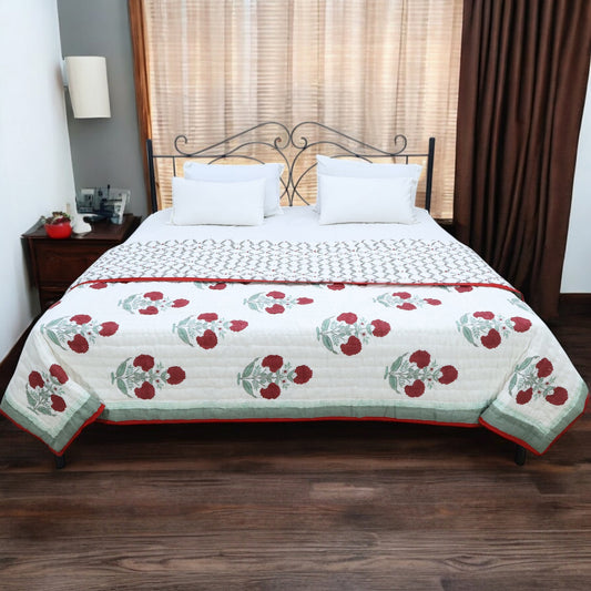 Hand Block Printed Cotton Quilts - My Store