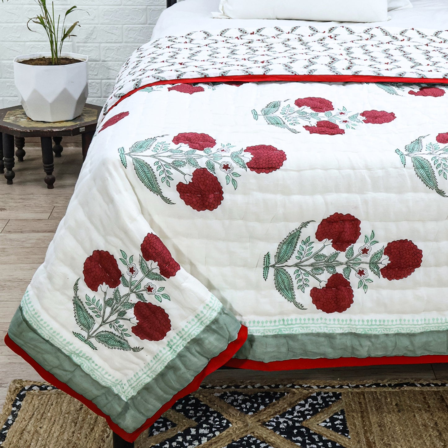 Hand Block Printed Cotton Quilts - My Store