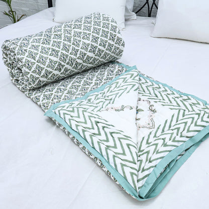 Handmade Block Printed Cotton Quilts - My Store