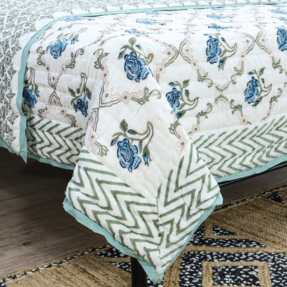 Handmade Block Printed Cotton Quilts - My Store