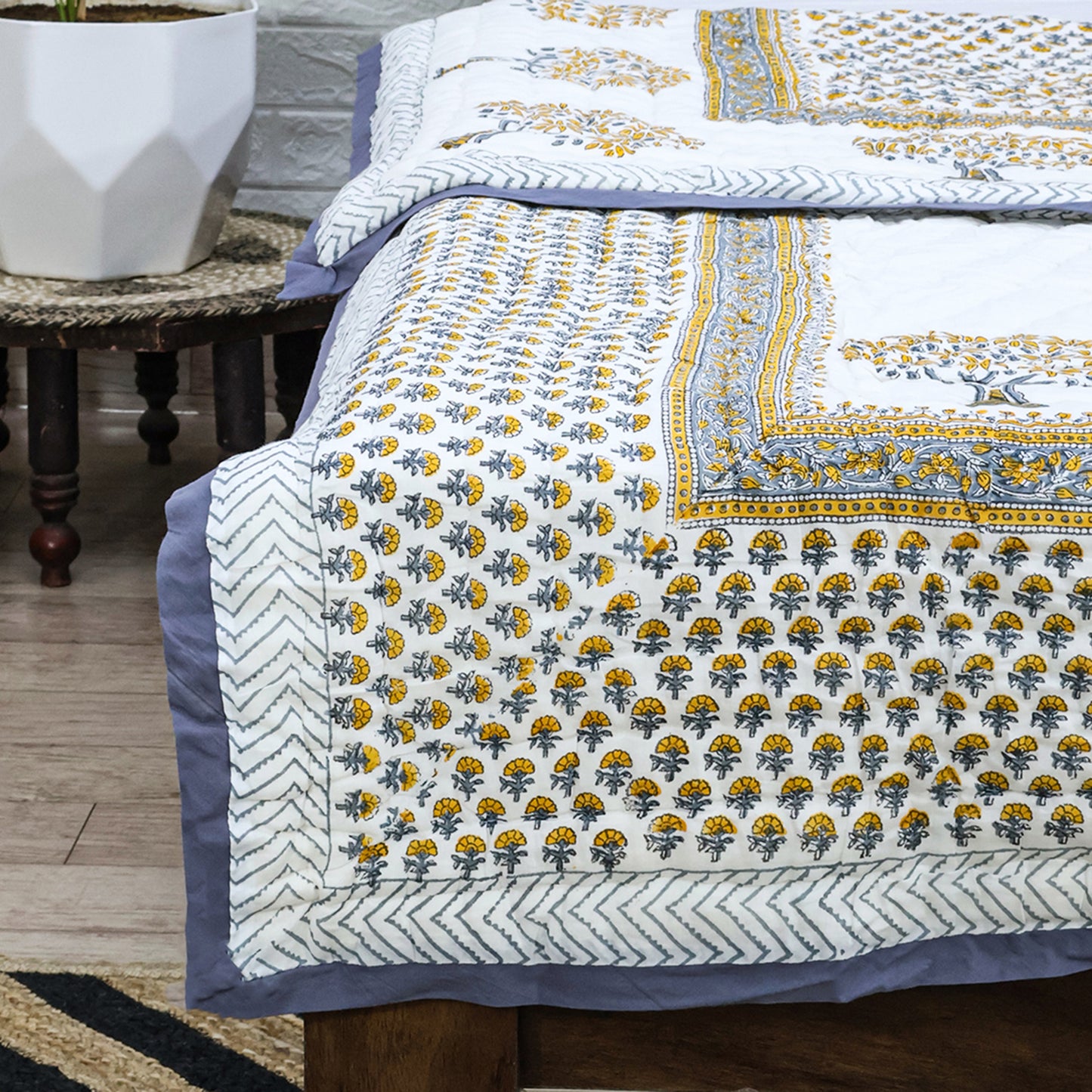 Hand Block Print Cotton Quilts - My Store