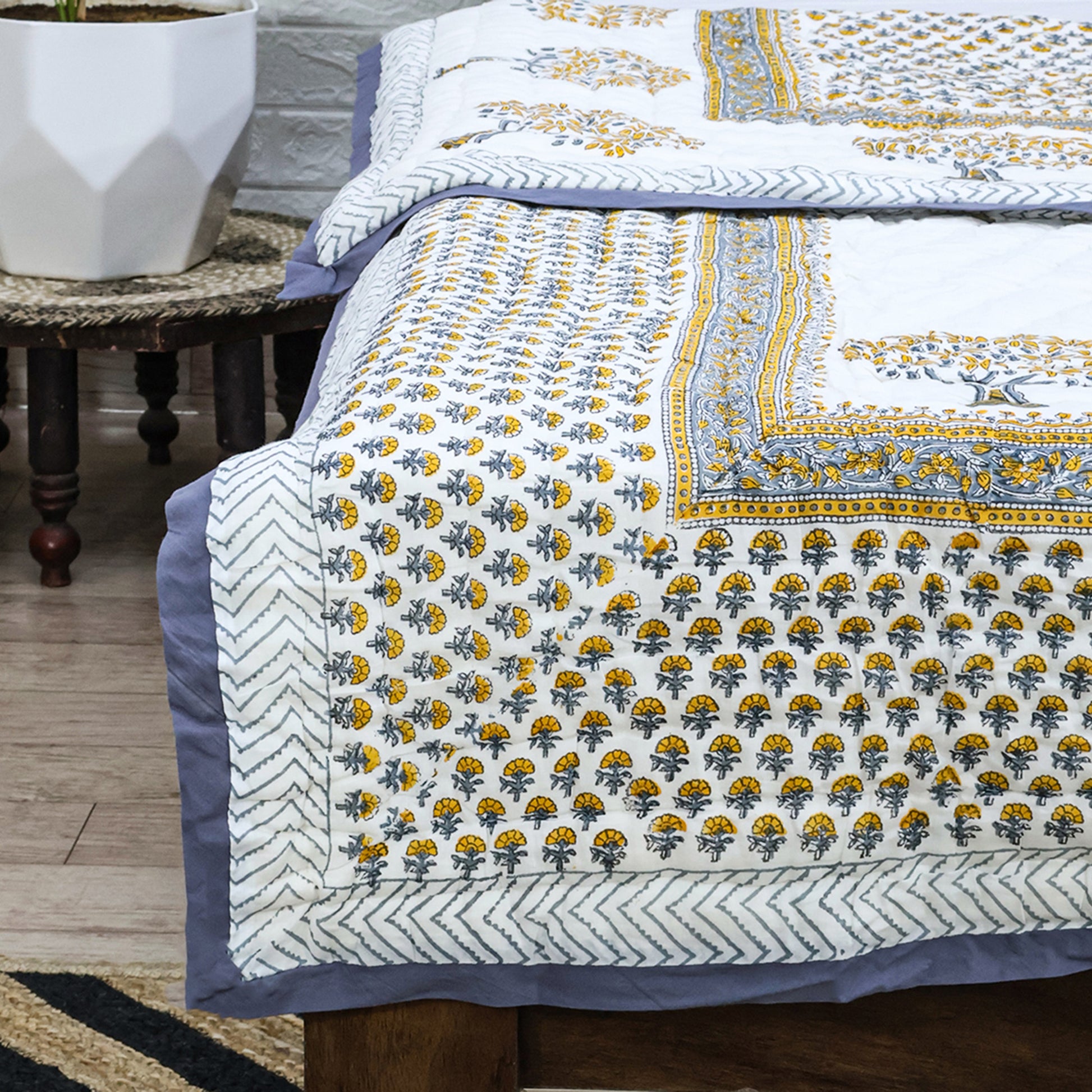 Hand Block Print Cotton Quilts - My Store