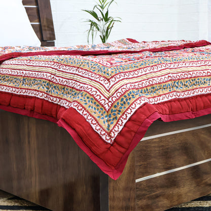 Handmade Block Printed Cotton Quilts - My Store