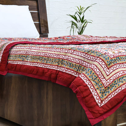 Handmade Block Printed Cotton Quilts - My Store