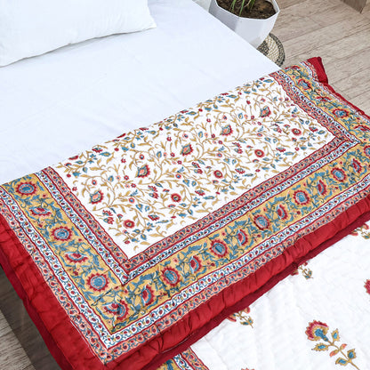 Indian Hand Block Printed Stylish Reversible Cotton Quilts - My Store