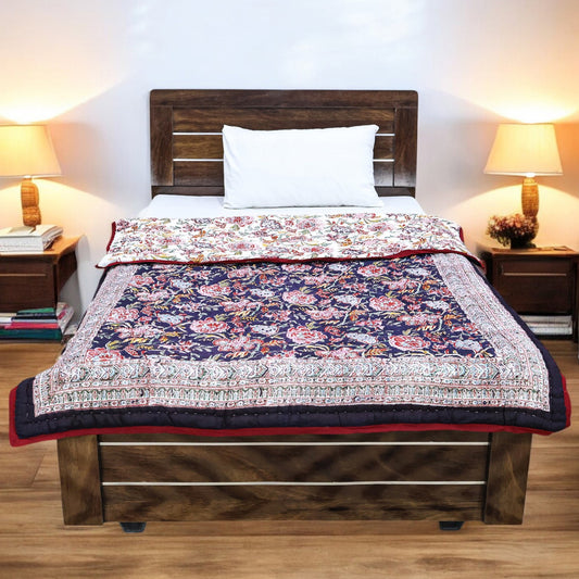 Indian Handmade Cotton Block Print Quilts - My Store