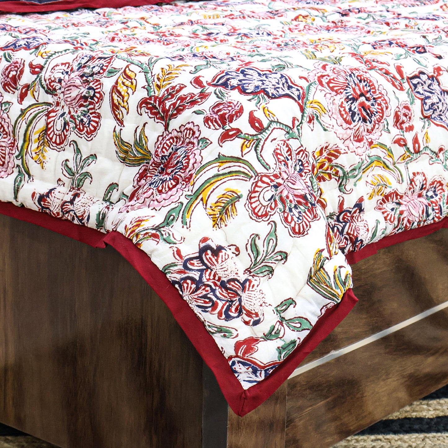 Indian Handmade Cotton Block Print Quilts - My Store