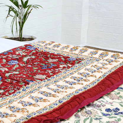 Hand Block Printed Cotton Quilts - My Store